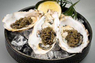 Oysters with Caviar