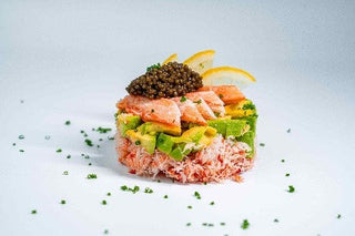 Crab & Avocado Tower with Caviar