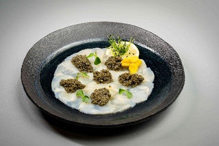 Scallop Sashimi with Caviar