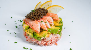 Crab Tartare with Avocado and Caviar