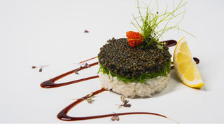 Rice with Caviar and Red Flying Fish Caviar